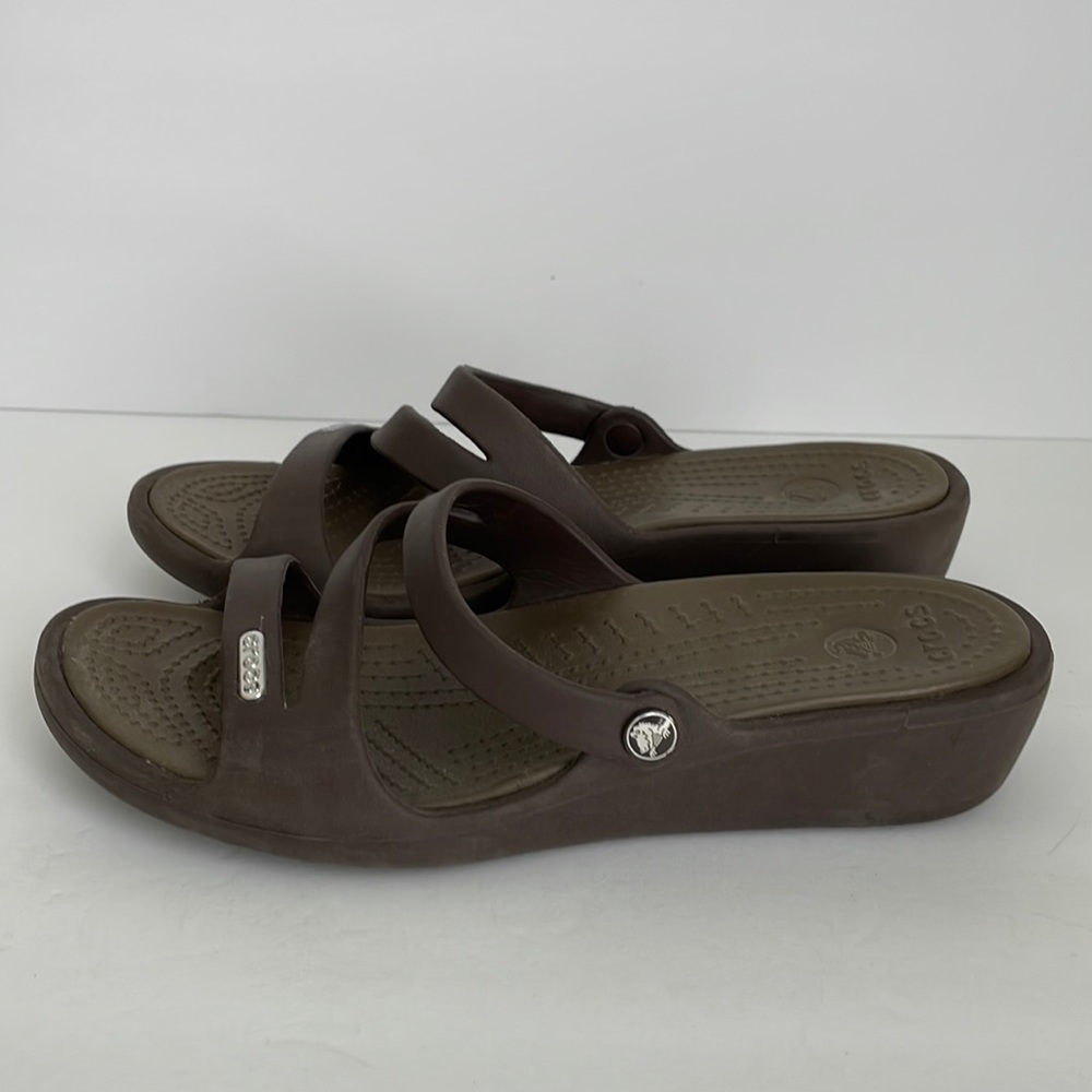 Crocs Women’s Slip-on Sandals Brown 6